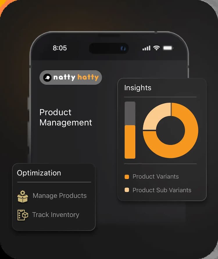 Retail management interface for sports facilities with automated inventory tracking, product variant analytics, and streamlined merchandise organization.