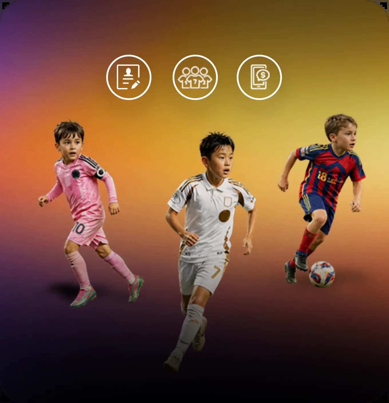Sports club management software supporting registrations, teams, payments, and communication with youth players